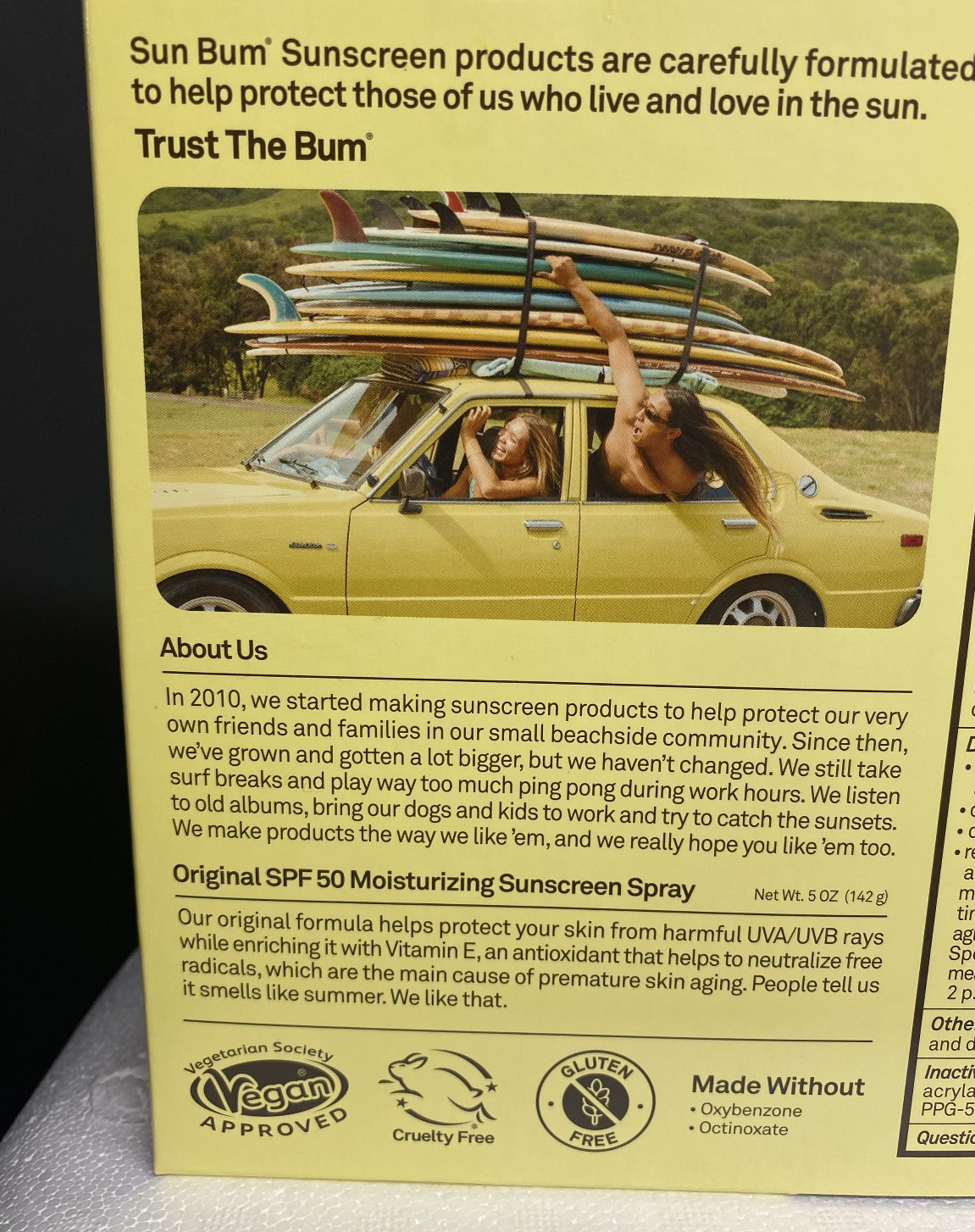 SUN BUM SPF 50 Sunscreen Spray 2 Pack 5oz Each Exp 12/2027 BRAND NEW!