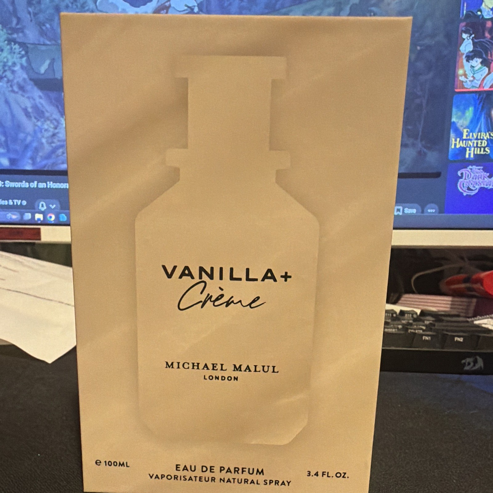 Michael Malul London Vanilla+ Crème Eau de Parfum Spray 3.4 fl oz Plastic-Free