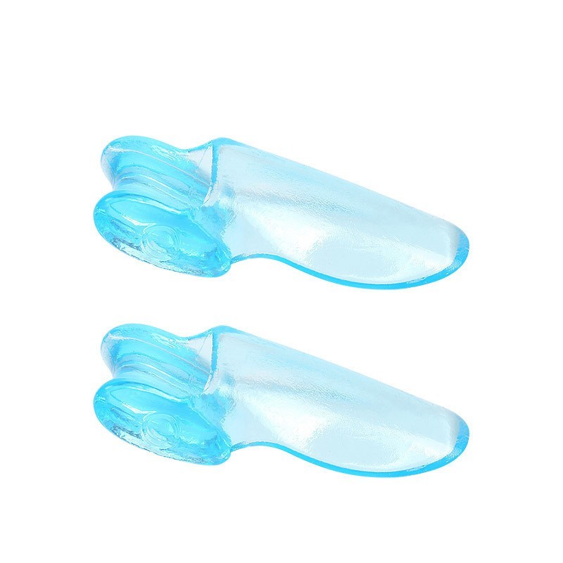2PCS Silicone Toe Separator Corrector Hallux Valgus Bunion Pain Relief Sleeve