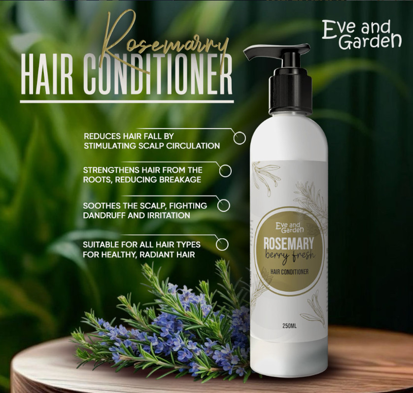 Rosemary Berry Fresh Shampoo & Conditioner Set | Nourishing Hair Care Duo 250ml