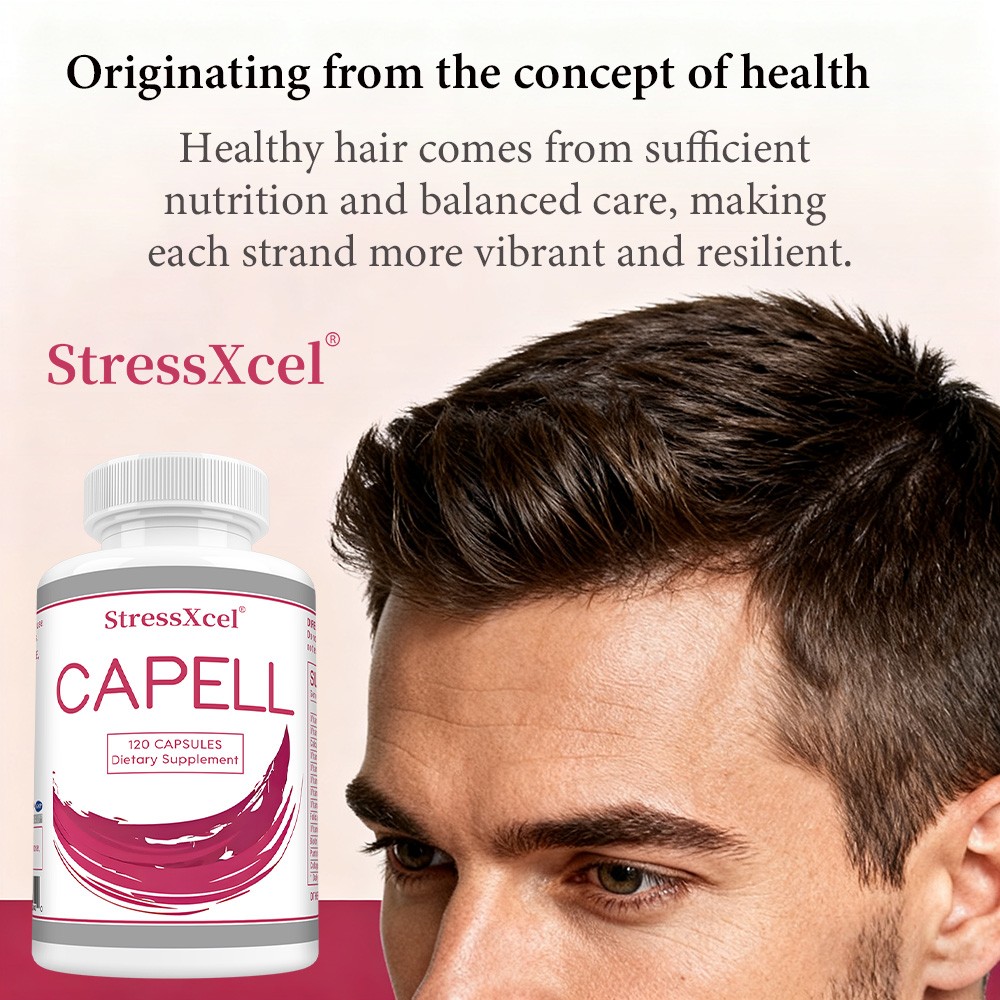 Capell Hair Health Supplement – Hair Follicle & Growth Support,Reduces Breakage