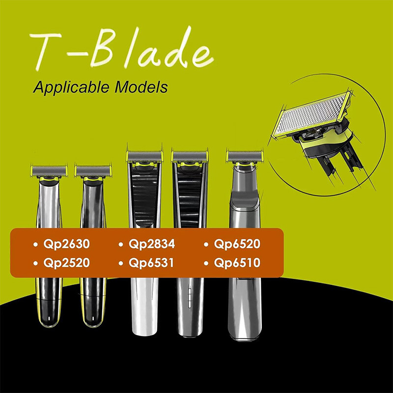 2X Philips OneBlade Razor Shaver QP2520/QP2630 Replacement Blade Head One Blade