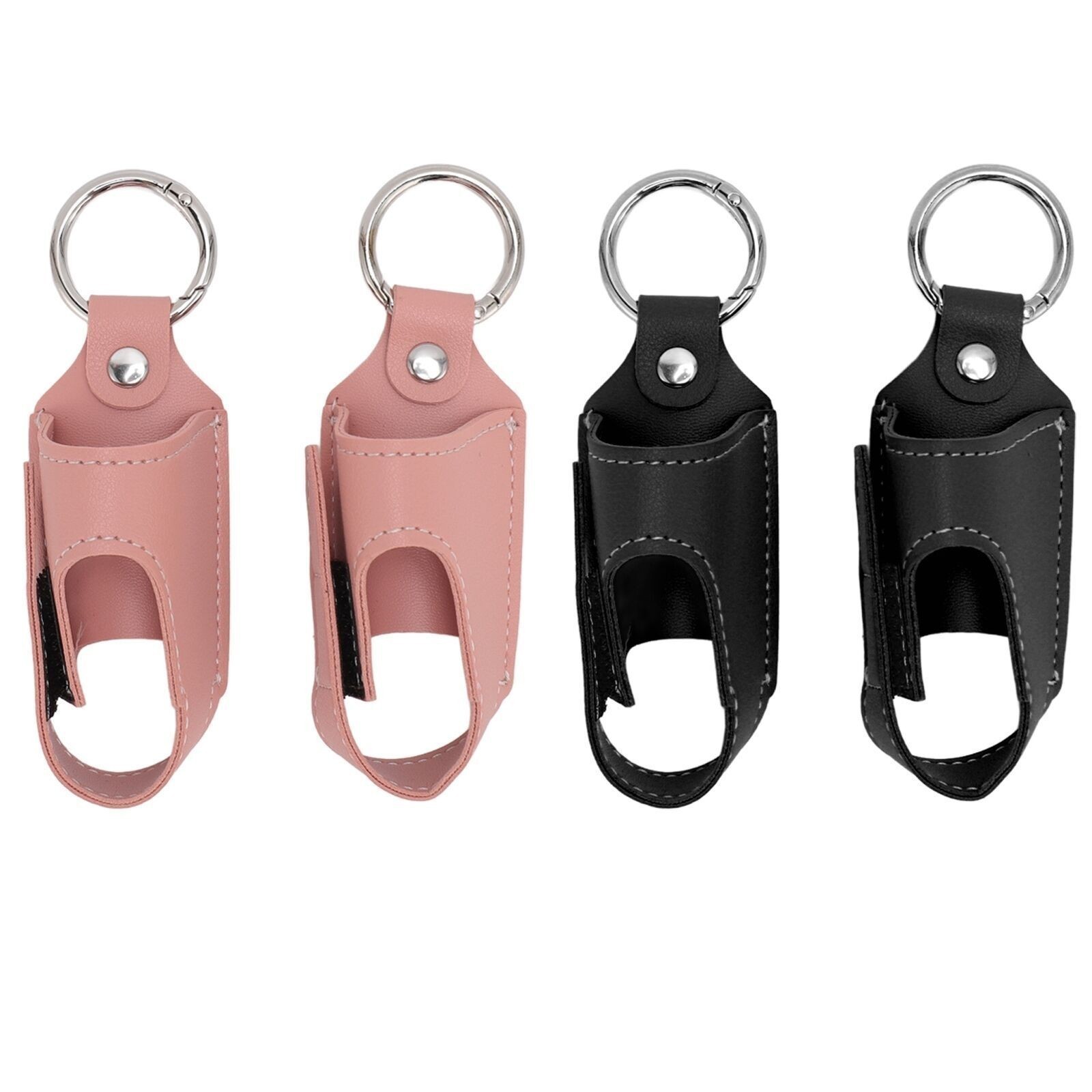 2pcs Asthma Inhaler Holder Portable Storage Protective PU Leather Asthma Inhaler