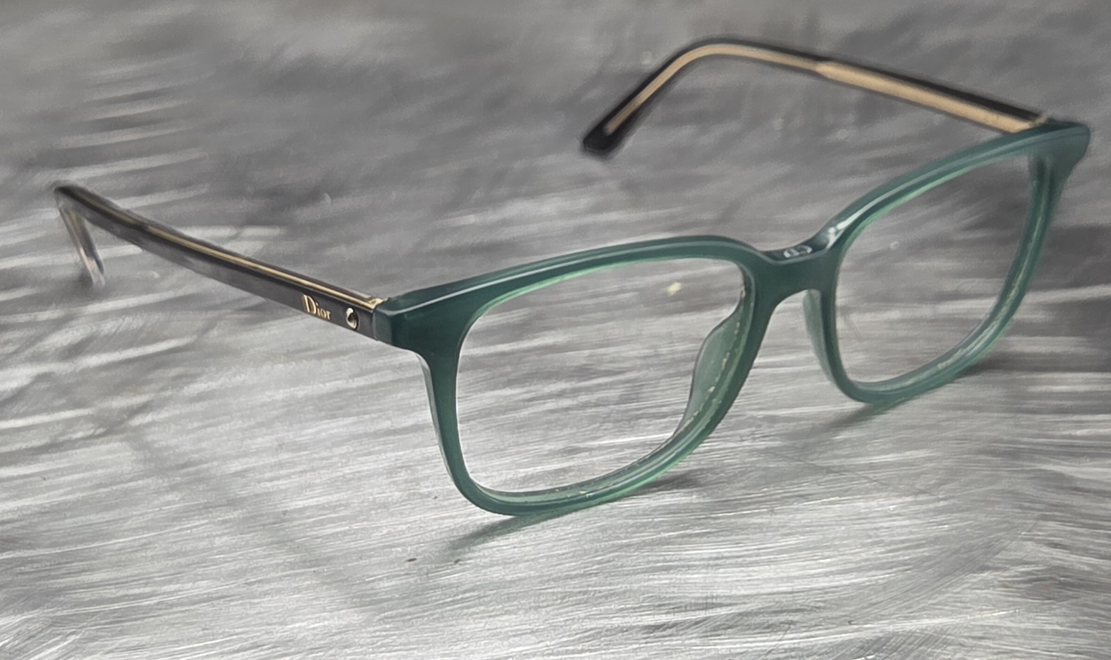 Christian Dior Montaigne No. 27 Green/Black Eyeglasses Frame 51[]16-140 Italy