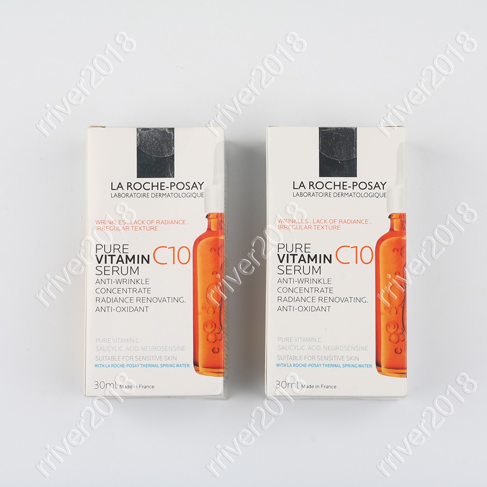 La Roche-Posay 10% Pure Vitamin C Serum Anti-Wrinkle and Anti-Aging 1-3 pack US
