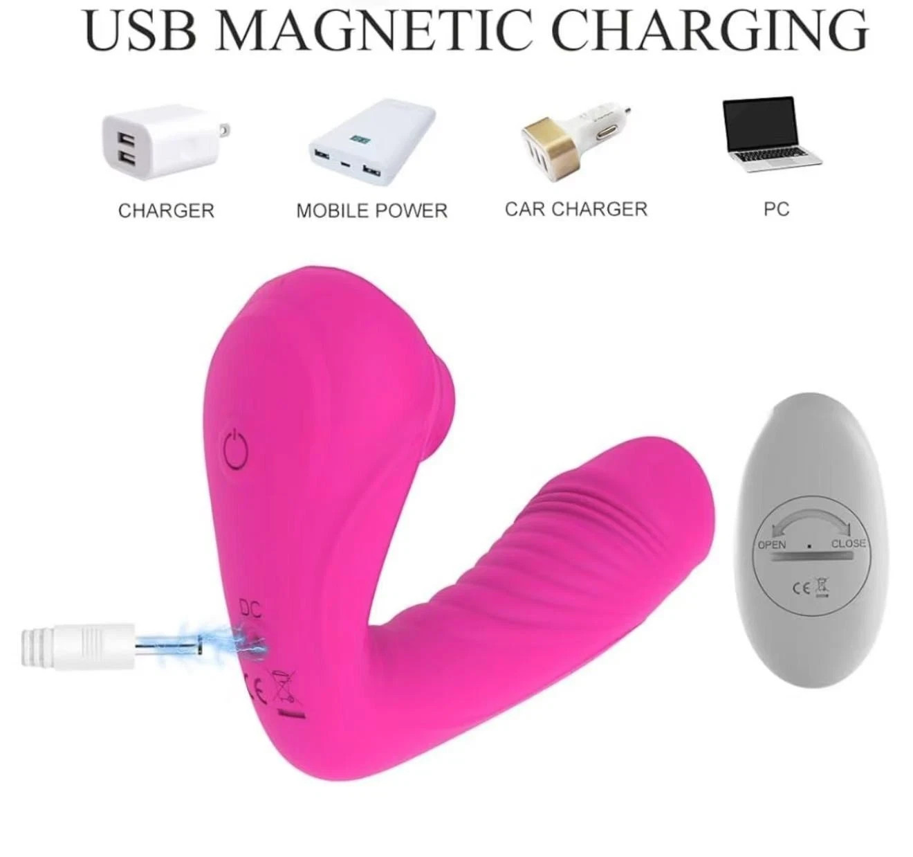 (2 pcs) Lady Magic Wand Personal Massager Vibrator Neck Body Massage Multi-Speed