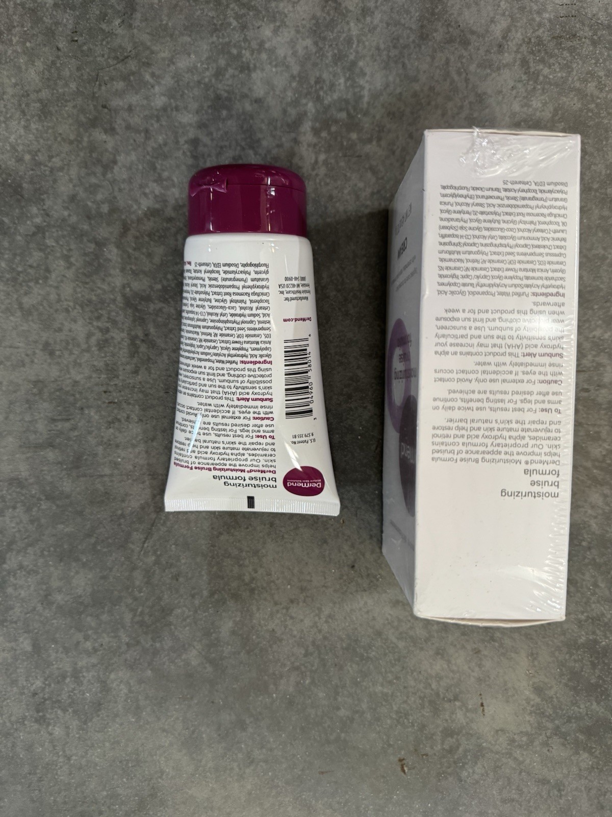 Pack of 3 Dermend Moisturizing Bruise Formula Cream 4.5 oz Sealed Box