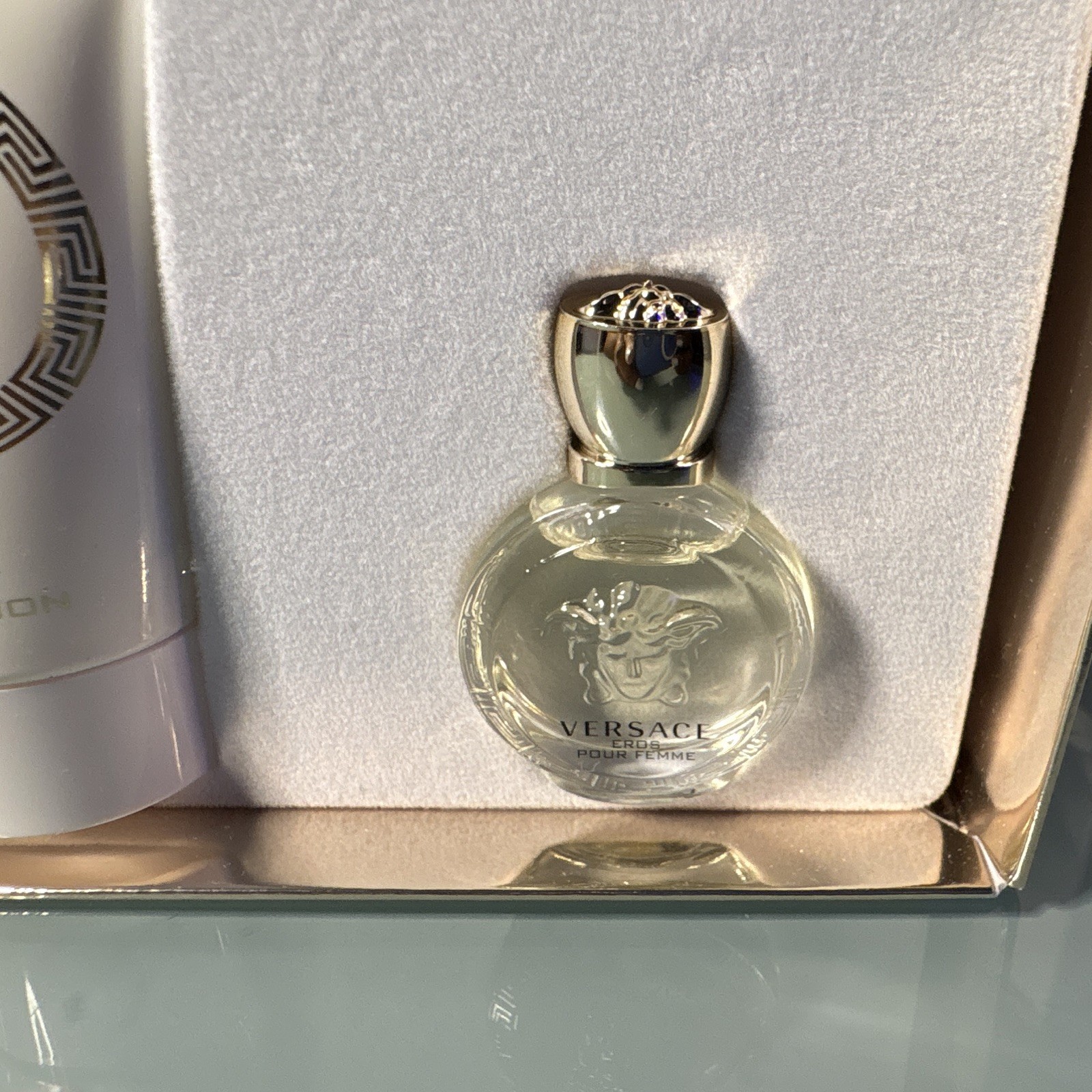 Versace Eros Pour Femme EDP Spray 0.17 fl oz 3pc Gift Set MPN 750079