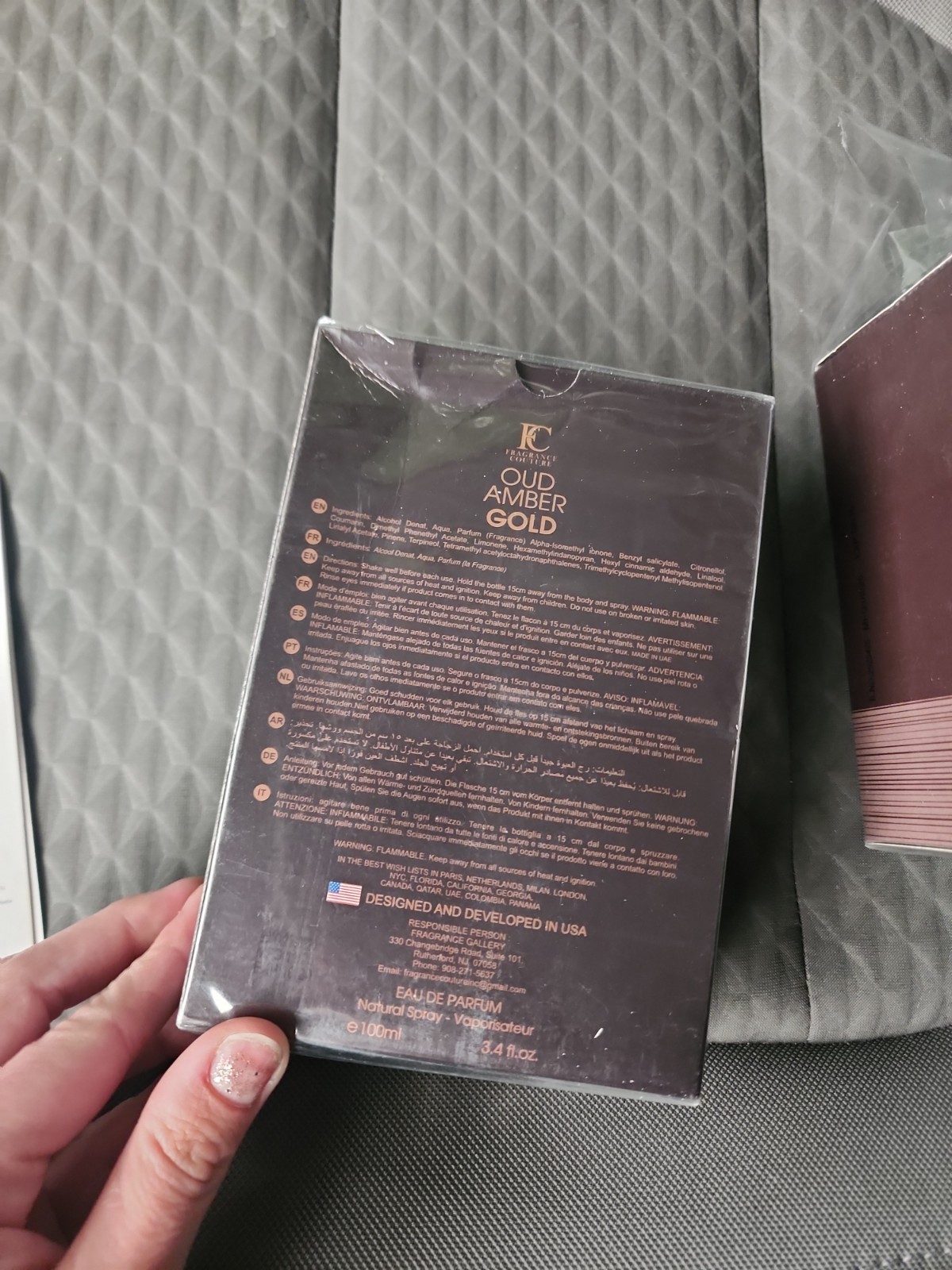 Fragrance Couture Oud Amber Gold
