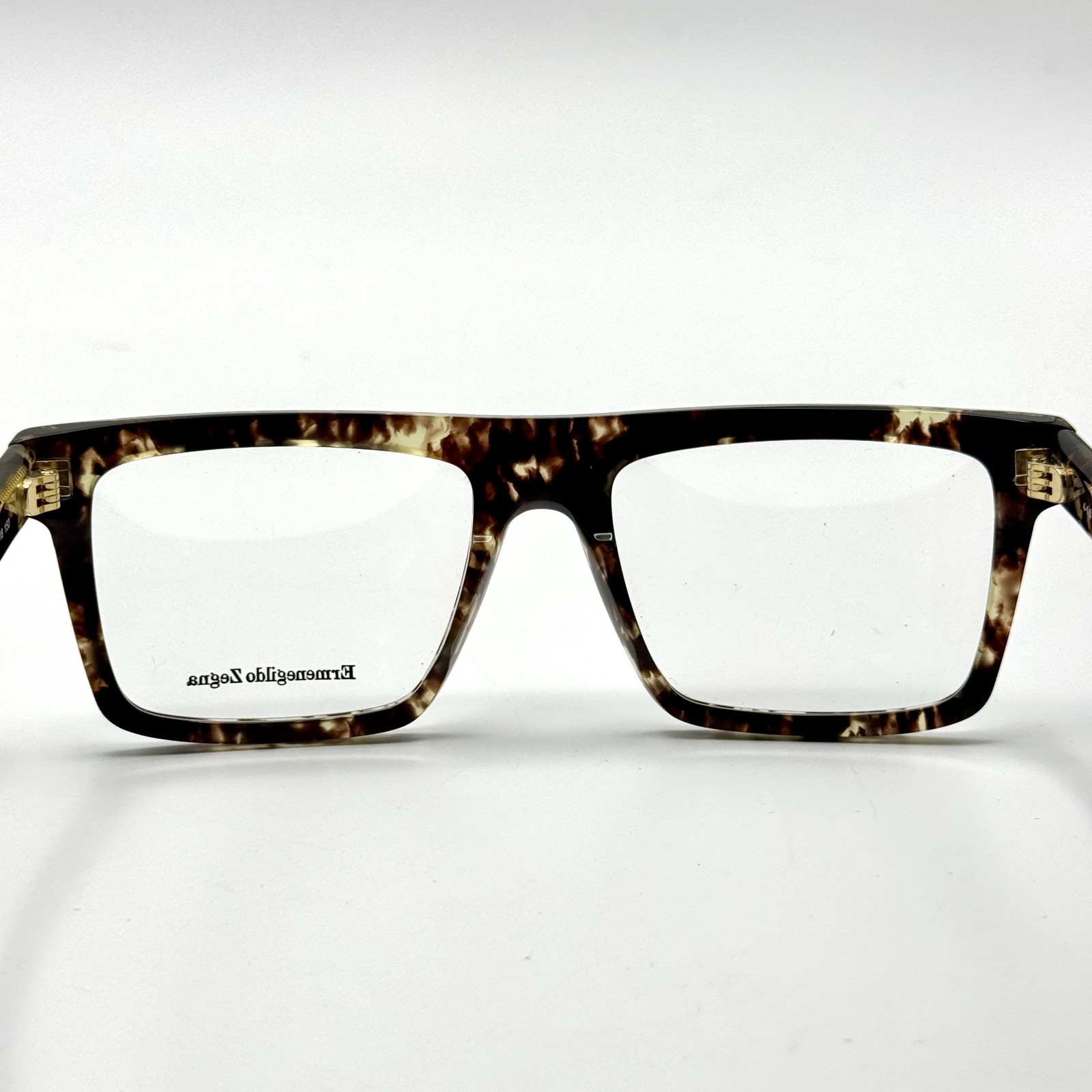 Ermenegildo Zegna Eyeglass Frames XXX15 EZ5199 56P Havana Rectangle 55-18-150