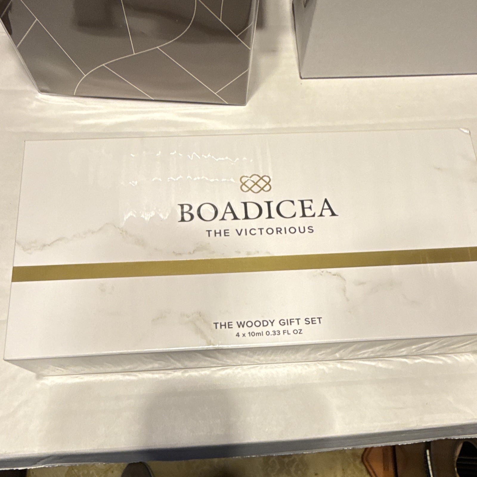 Boadicea the Victorious The Woody Gift Set Spray 4x10ml 0.33 fl oz Travel Size