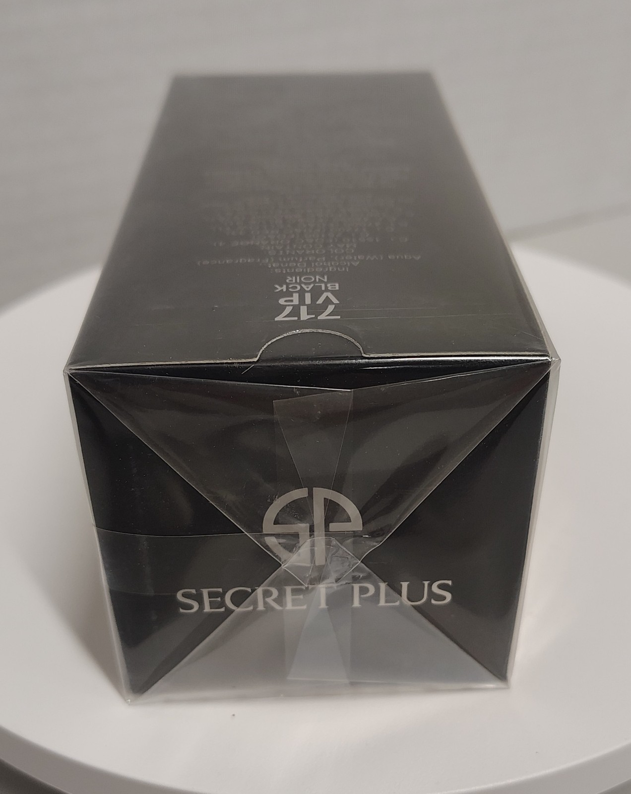 717 VIP Black Noir Cologne Men 3.4oz EDT Secret Plus New Sealed Spicy Musk Scent