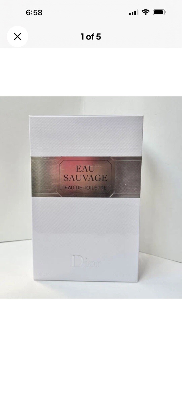 Vintage Christian Dior Eau Sauvage 1000 Ml/33.8 US, FL, OZ New w Box $725