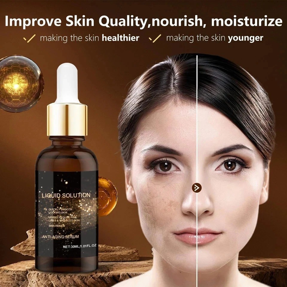 2PCS Olavita Liquid Solution Anti Aging Serum – Face Serum,Antiaging FaceSerum