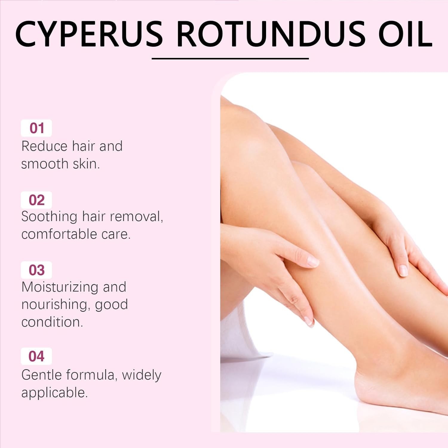 2PCS Natural Cyperus Rotundus Oil for Hair Removal & Hair Growth Reduction – …