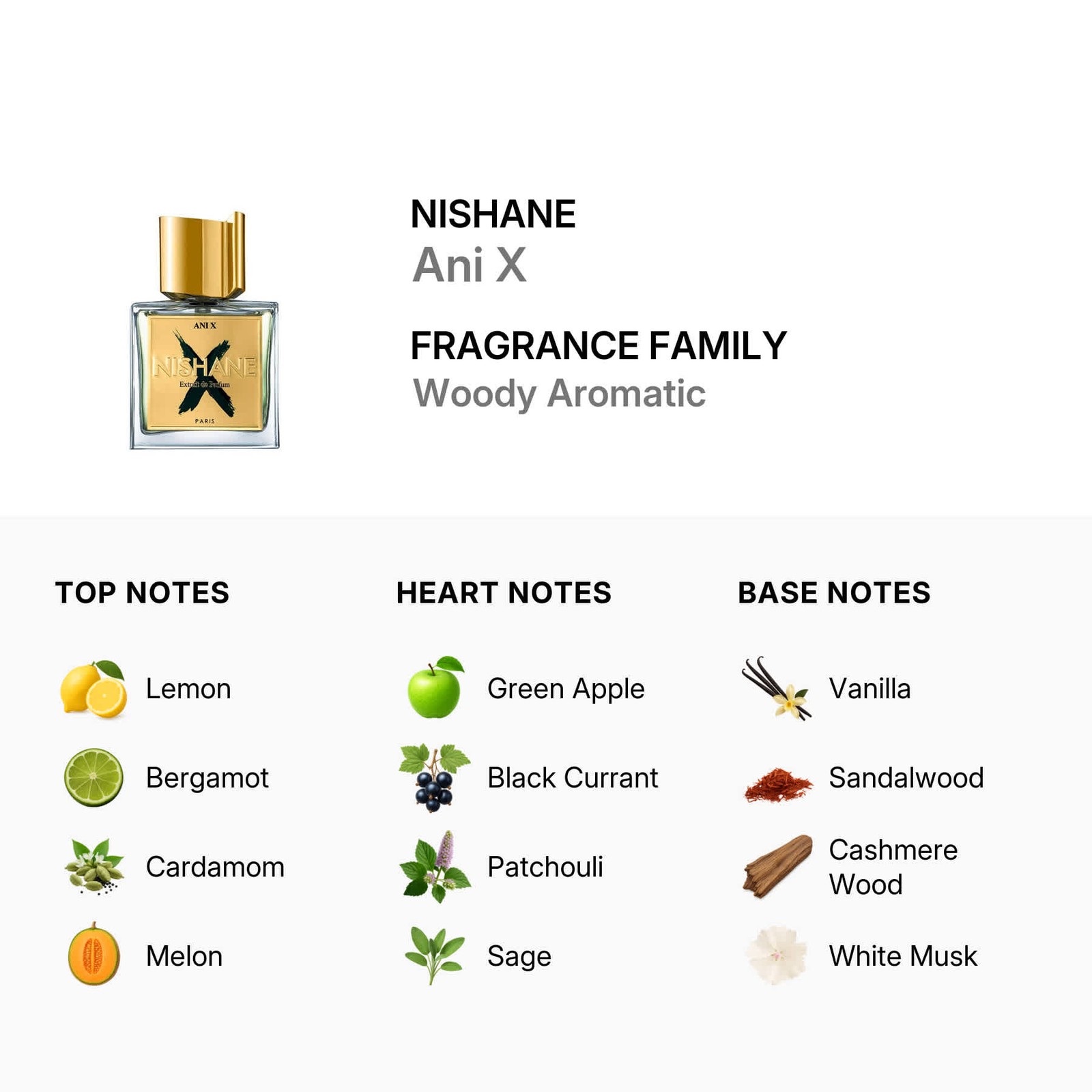 Nishane Ani X Extrait de Parfum Spray 1.7 oz Fragrance 8683608071072