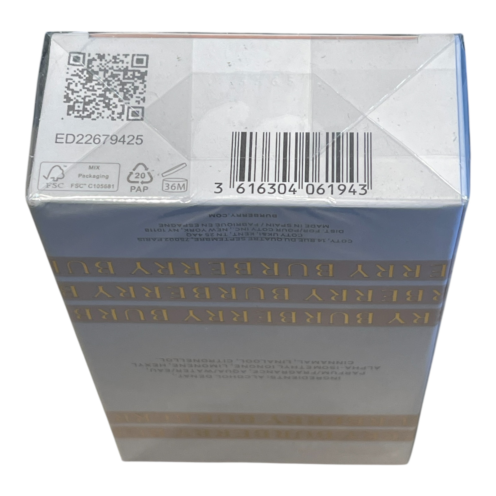 Burberry Her Elixir de Parfum Eua De Parfum Intense 3.3 oz Women New Sealed
