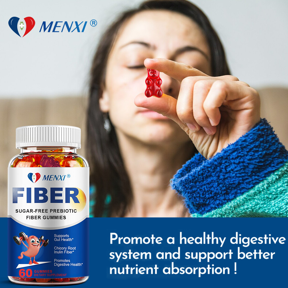 2Packs Fiber Gummies 5000mg Per Serving Natural Supplement, Healthy Digestion