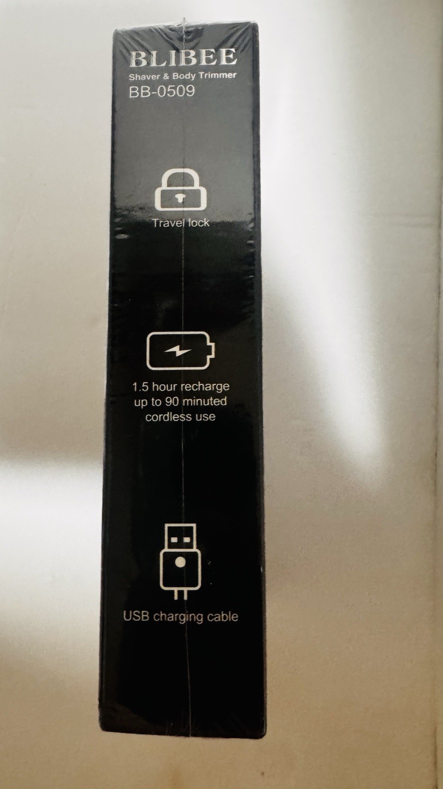 BLIBEE BB-0509 2-in-1 Body Trimmer Shaver USB Rechargeable Cordless, Gold