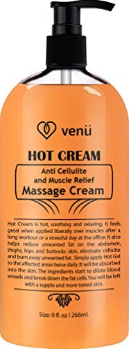 Hot Cream Anti Cellulite & Muscle Relief Gel, Fat burner and pain relief