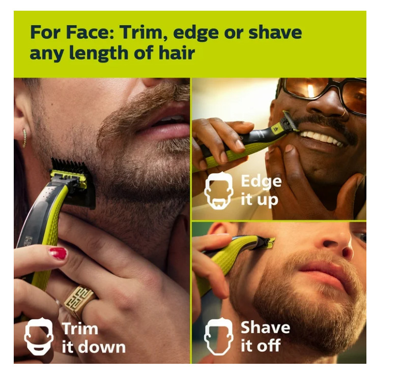 Philips Norelco OneBlade 360 Face Trimmer Shaver QP2724