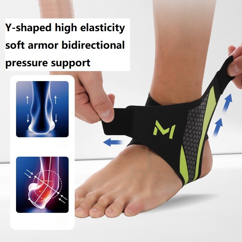 2 Pcs Adjustable Ankle Brace Compression Sleeve Support Fasciitis Pain Relief US