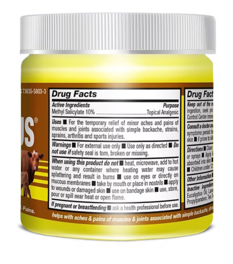 UBRE PLUS Manteca TeaTree Oil Analgesic Ointment Sprain Joint Muscle Pain 3 pack