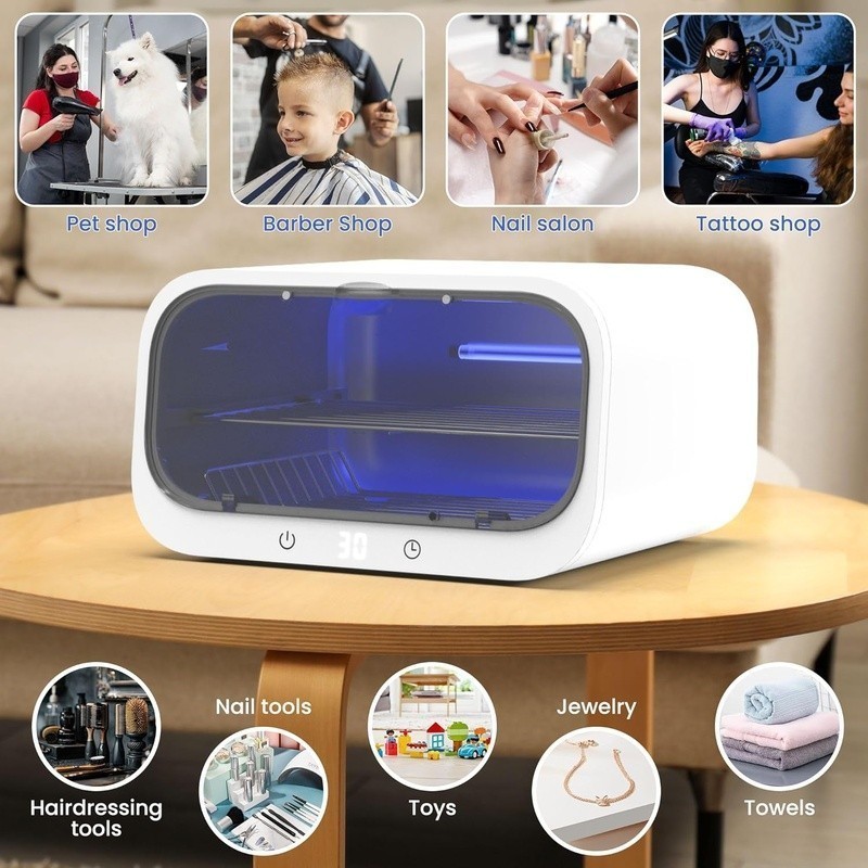 UV Sterilizer Cabinet 360 Disinfection Touch Control Safety System Tools New