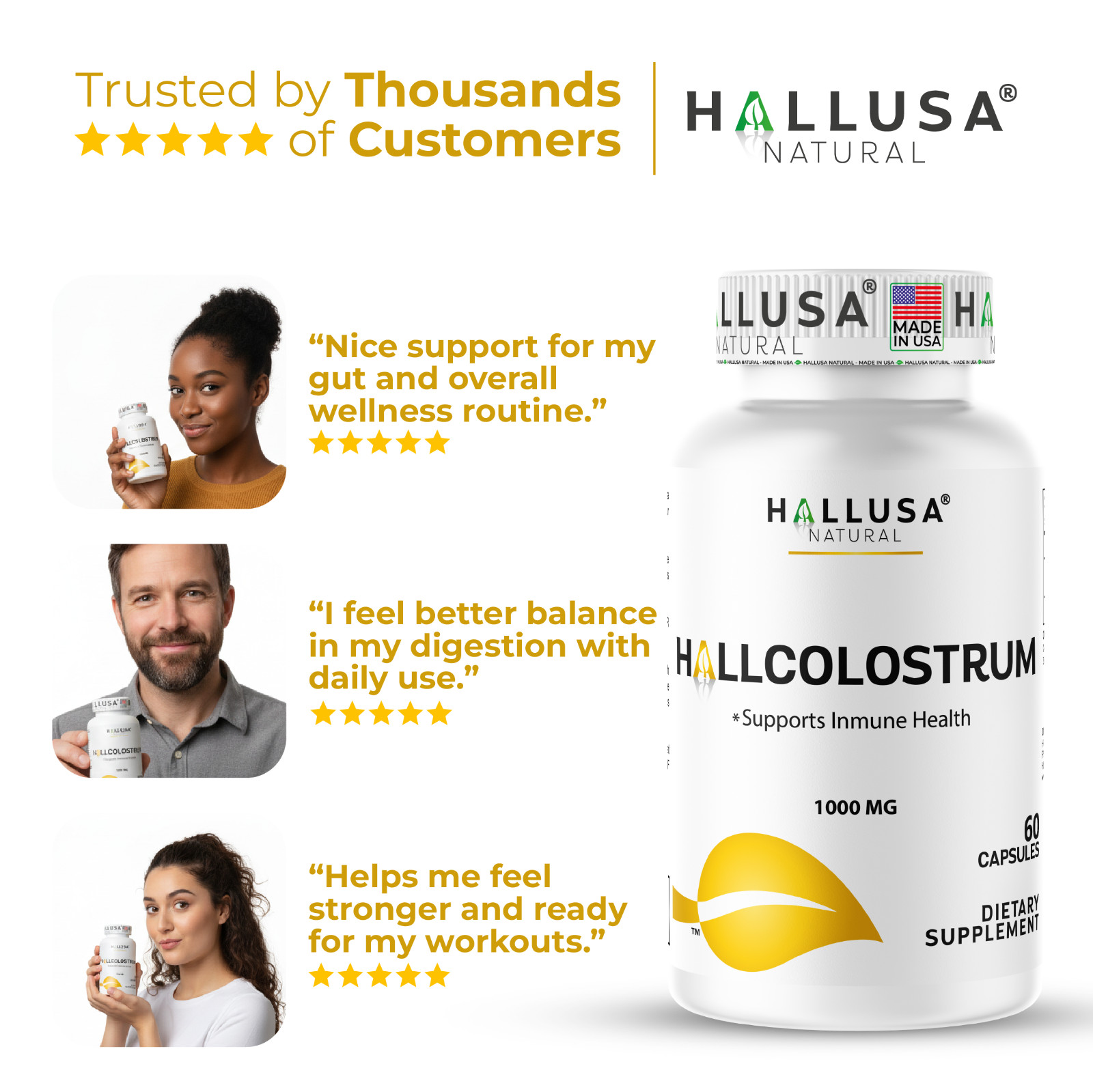 BOVINE COLOSTRUM – Superfood – Immune Wellness Supplement – Colostrum for Humans