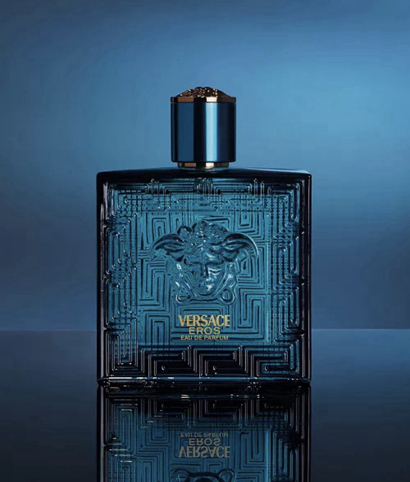 Versace Eros Eau de Parfum Spray, Lemon Mint, Regular Size 3.4 fl oz