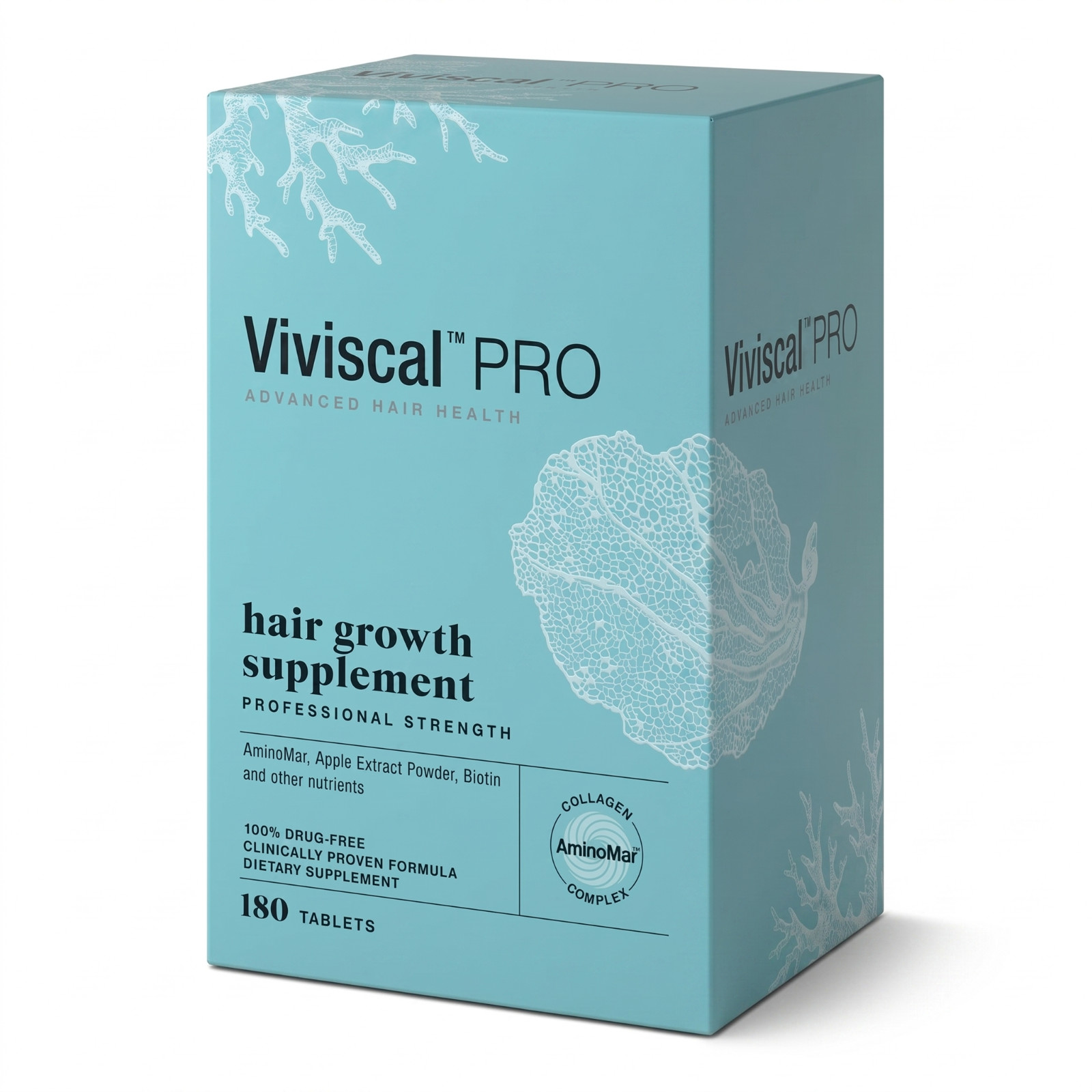 Viviscal PRO Professional Hair Growth Supplements 180 Tablets Pack of 6