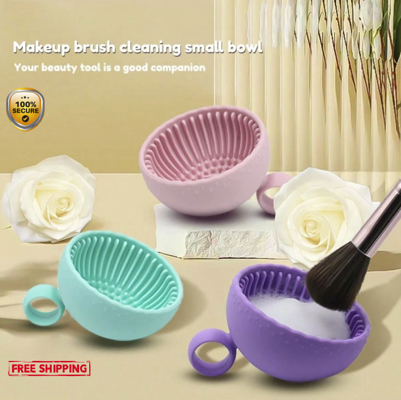 1pc Makeup Brush Cleaning Pad – Easy Scrub Tool for Brushes & Toothbrush – NEW