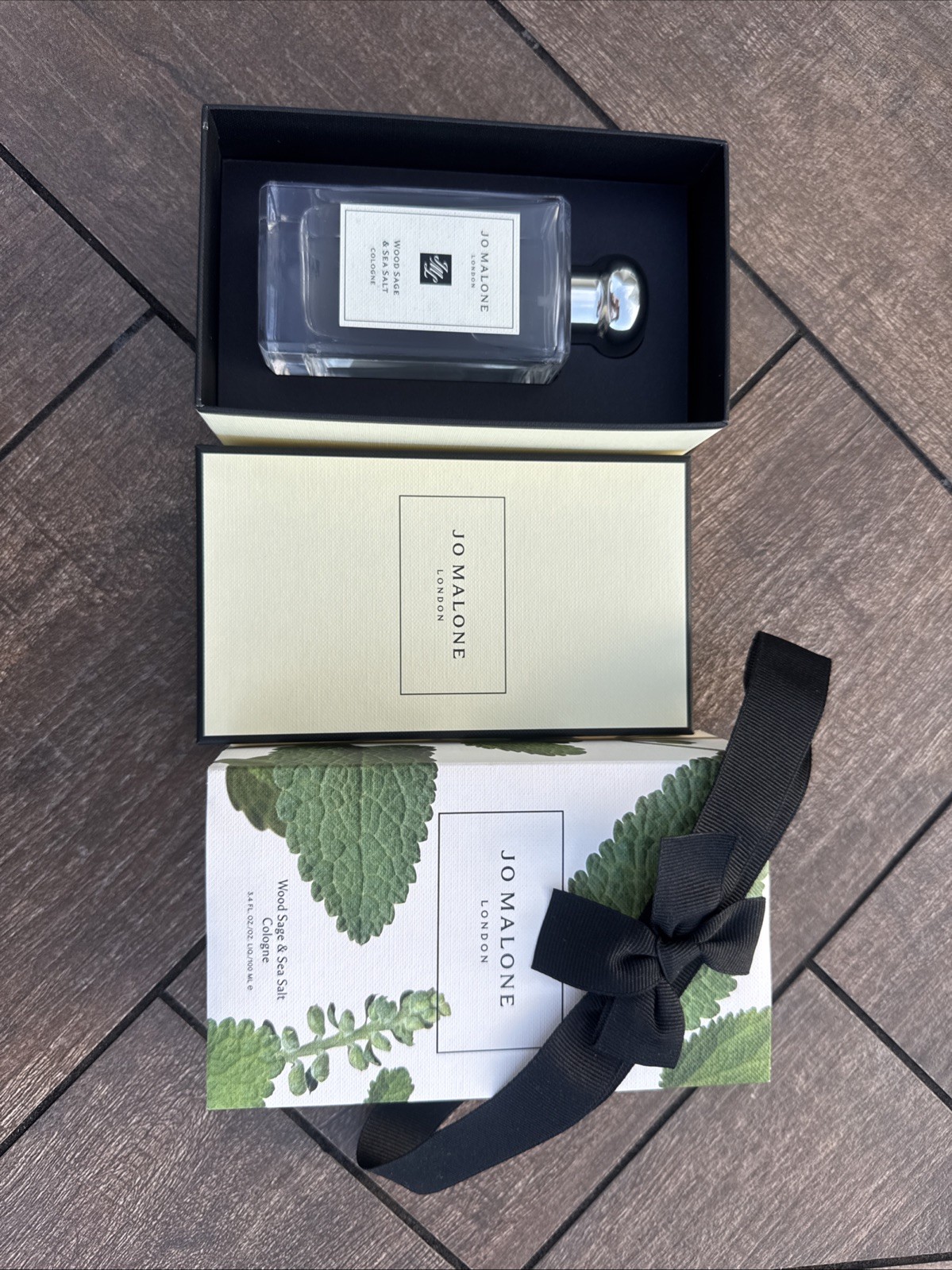 Jo Malone Wood Sage and Sea Salt Cologne 3.4 Ounce 100 Ml NIB Full Size