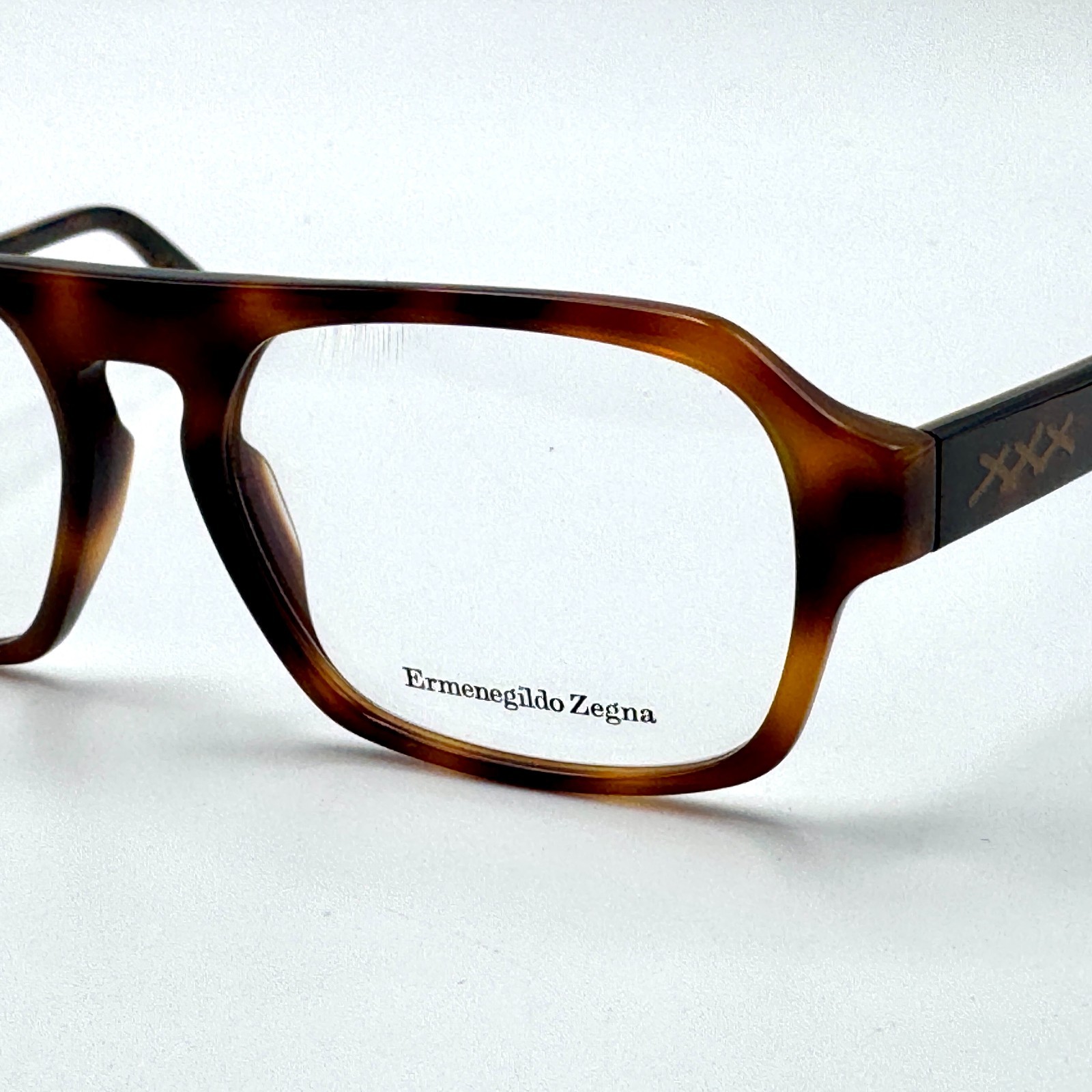 Ermenegildo Zegna Eyeglass Frames XXX13 EZ5199 052 Havana Pilot 54-18-145