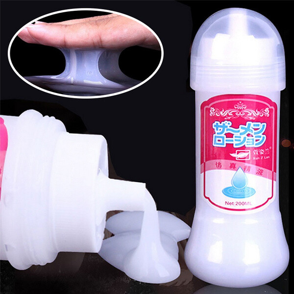 2bottles Personal Lubricant Unscented Cum Realistic Semen Water Based Lube Adult