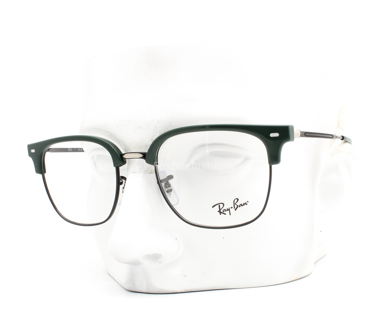 Ray-Ban Eyeglasses RB 7216 8208 Glasses Dark Green Black 51-20-145 No Case