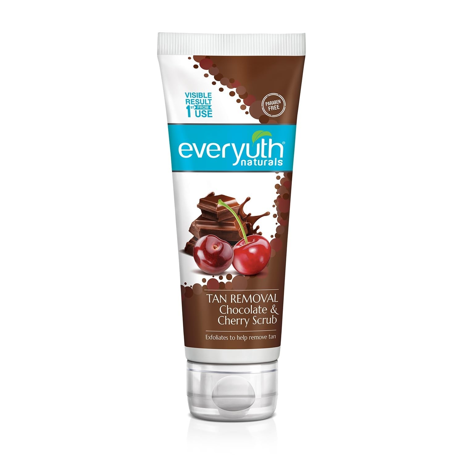 Everyuth Naturals Tan Removal Chocolate & Cherry Scrub D tan 100g