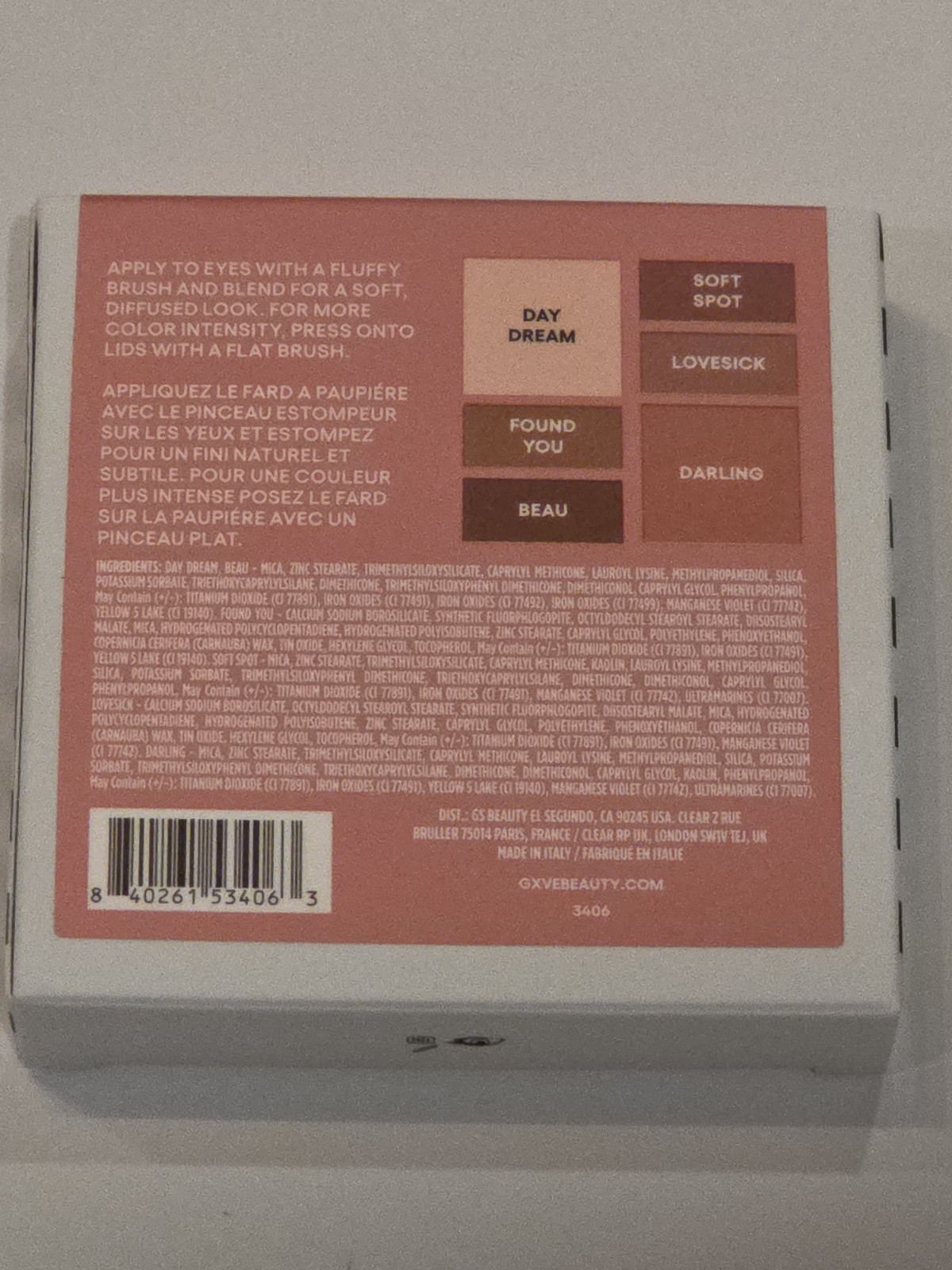 * NIB * GXVE Gwen Stefani MAKE ME LIKE YOU Eye See in Color Eyeshadow Palette
