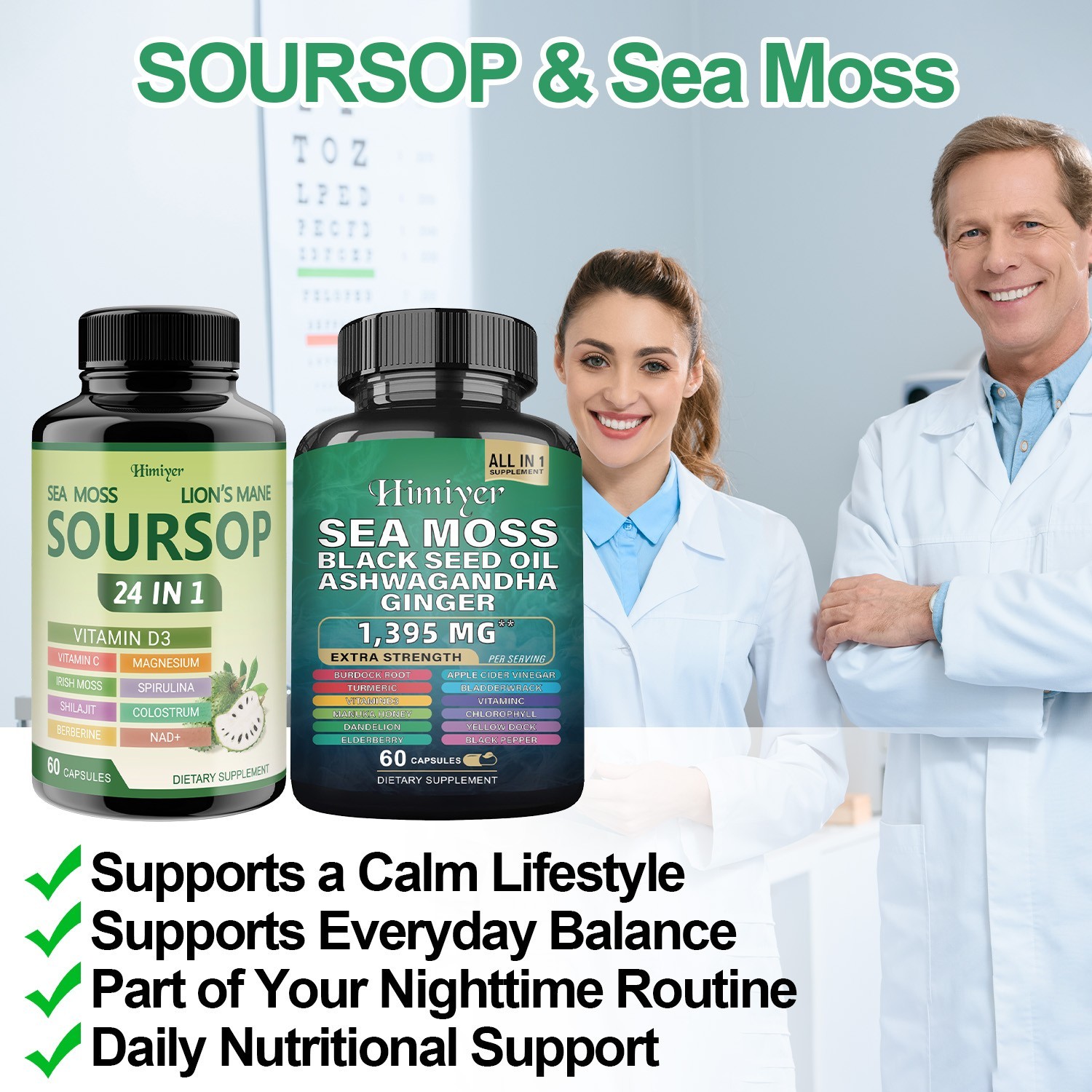 Soursop&Sea Moss Bundle – immune health, digestion, metabolic support