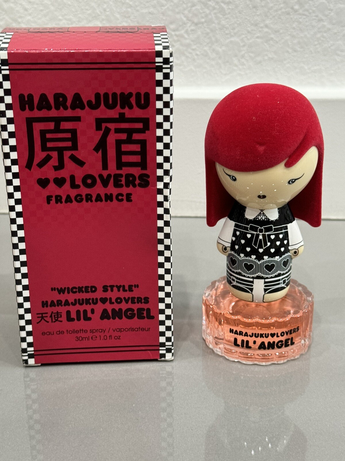 Harajuku Lovers LIL ANGEL Gwen Stefani Perfume 30ml Doll Bottle NIB Wicked Style
