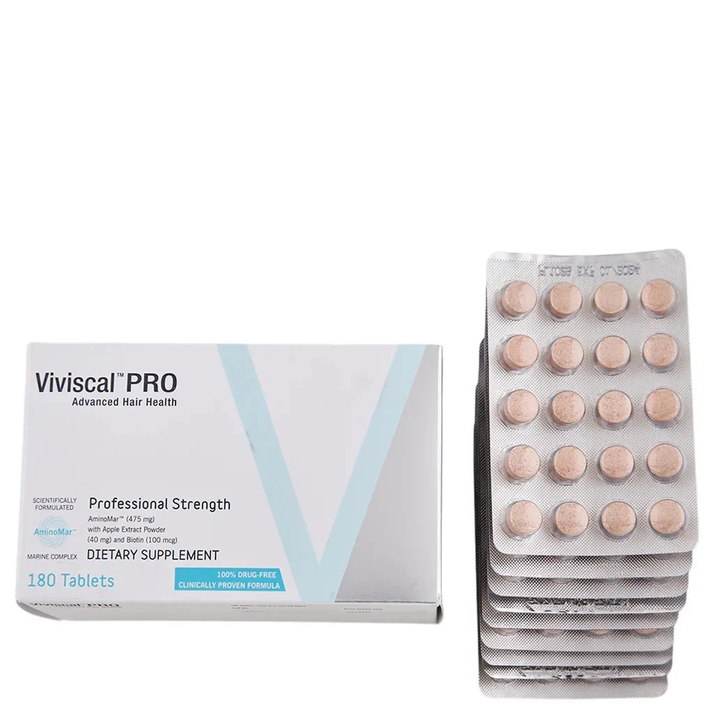 2 Pack of VIVISCAL PRO – Professional Hair Growth Tablets 180 Exp. 12/2027