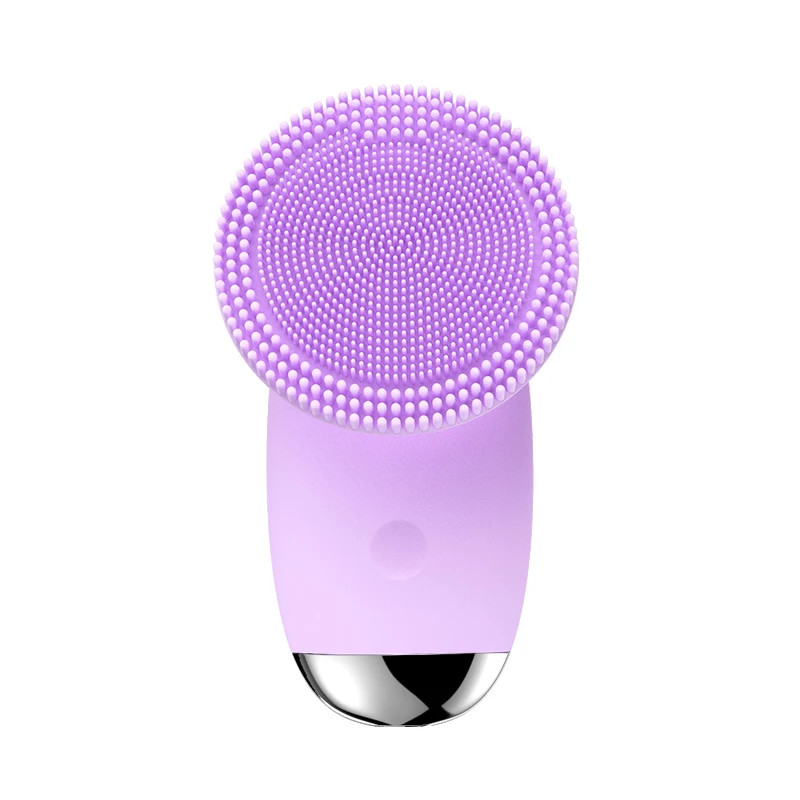 Waterproof Electric Facial Cleansing Brush Silicone Rechargeable Introducer Beau