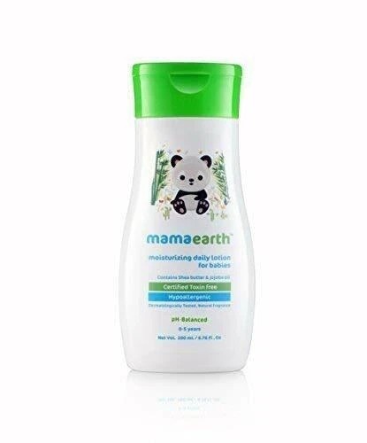 Mamaearth Moisturizing Daily Lotion For Deep Nourishment Babies Skin 200 ml