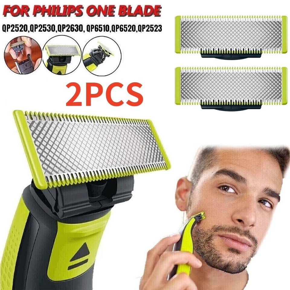 2X for QP2520 /QP6510 /QP6520 Blades Norelco QP210/80 OneBlade Replacement Head