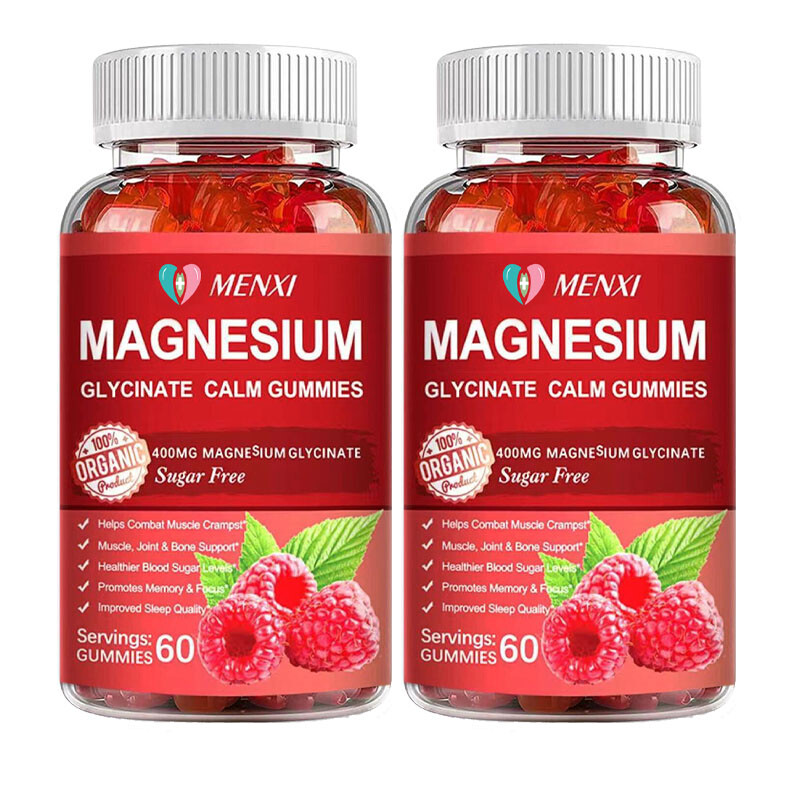 Magnesium Gummies 600mg per Serving – Magnesium Glycinate & Magnesium Malate