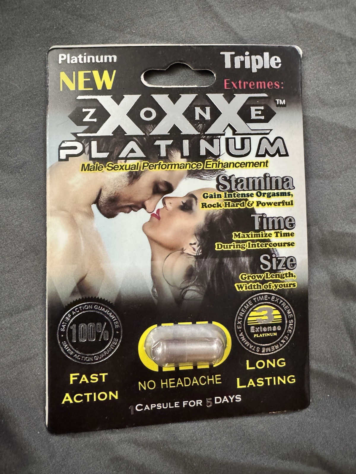 XXX ZONE PLATINUM Male Sexual Enhancement