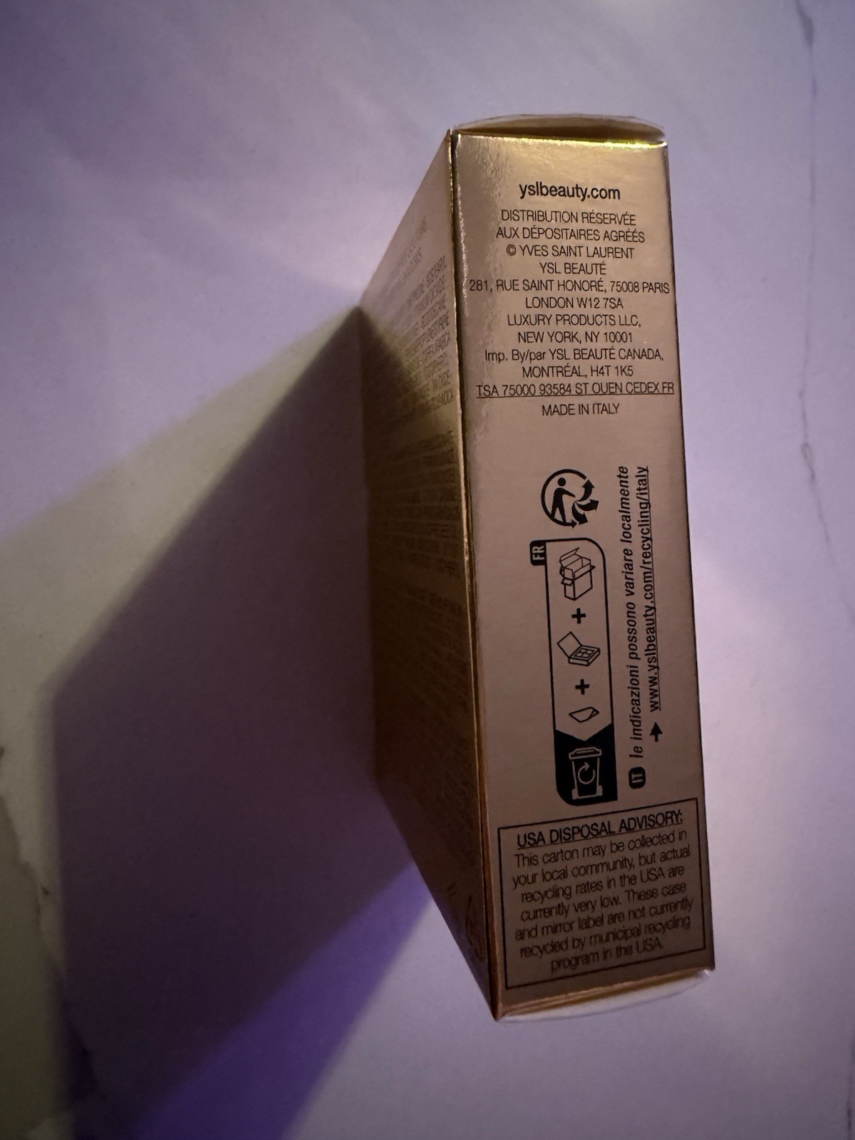 Yves Saint Laurent Couture Mini Clutch Palette Captivating Dunes 0.14 oz