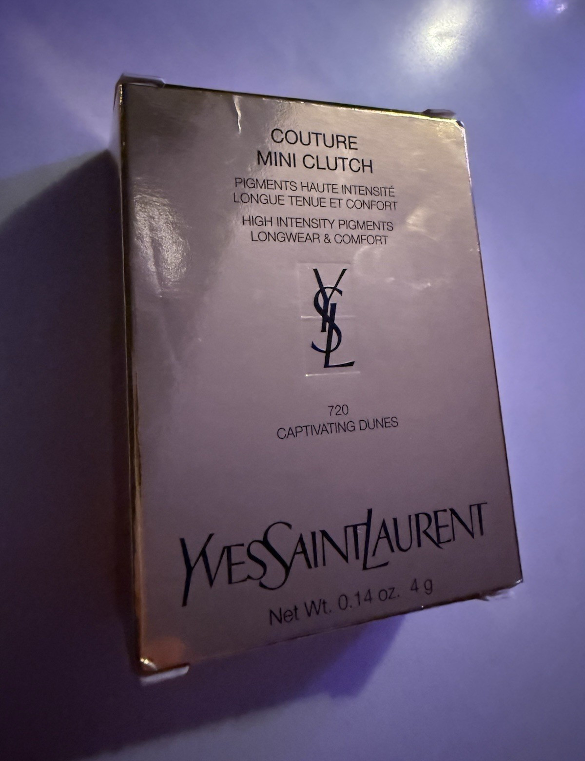Yves Saint Laurent Couture Mini Clutch Palette Captivating Dunes 0.14 oz