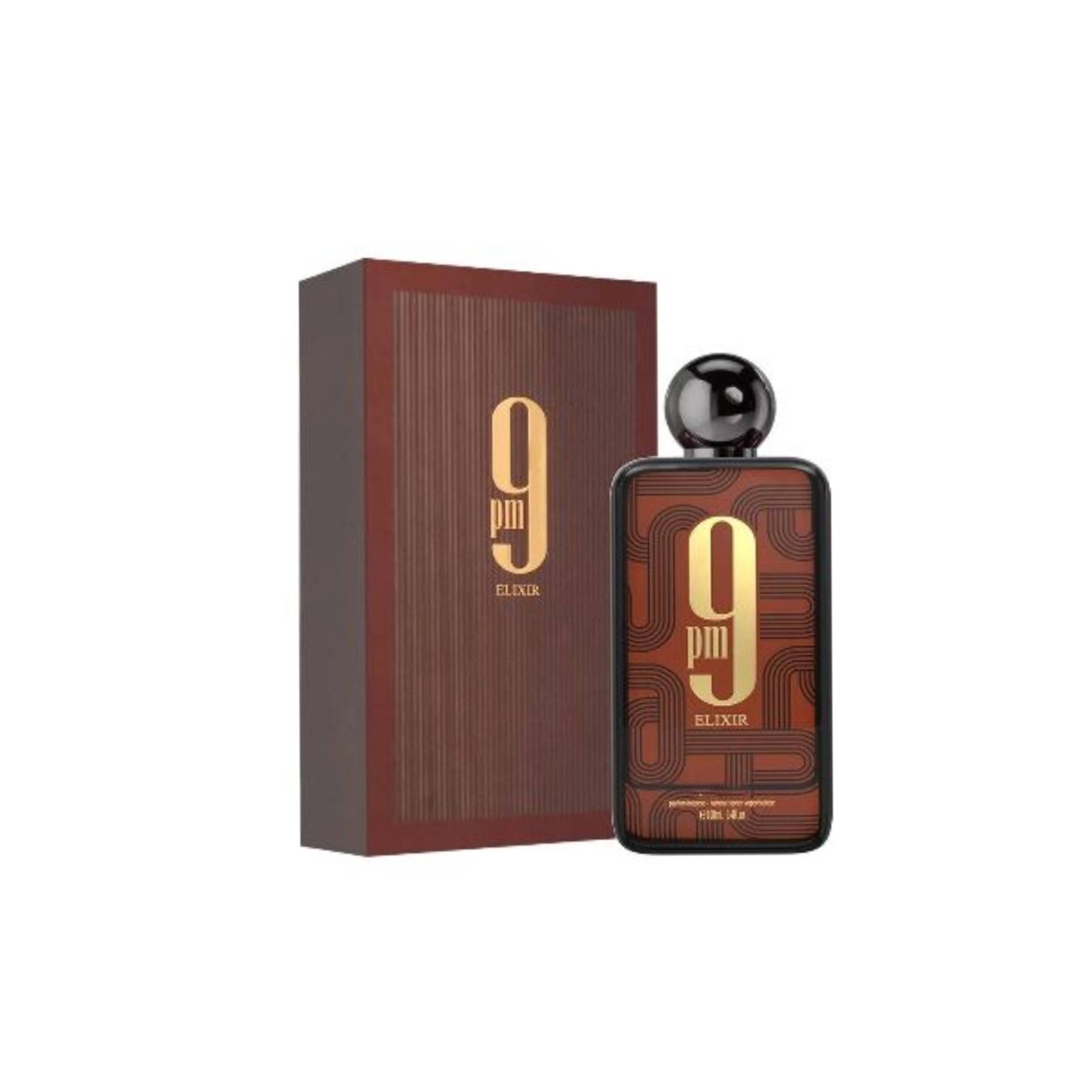 Afnan 9 PM Elixir Eau de Parfum Spray 3.4 fl oz Bottle w/ Box