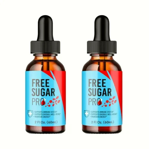 2-Pack Free Sugar Pro Drops – Free Sugar Pro for Healthy Blood Liquid Drops